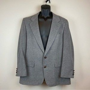 Kleinhans Exclusive 100% Pure Camel Hair Grey Blazer